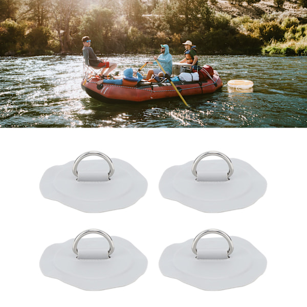 Hållbara Vattentäta D-ring Patchar För Båt Paddleboard, Multi-Applikations Uppblåsbara Tillbehör, Rostfritt Stål D-ring Med Lättvikt Och