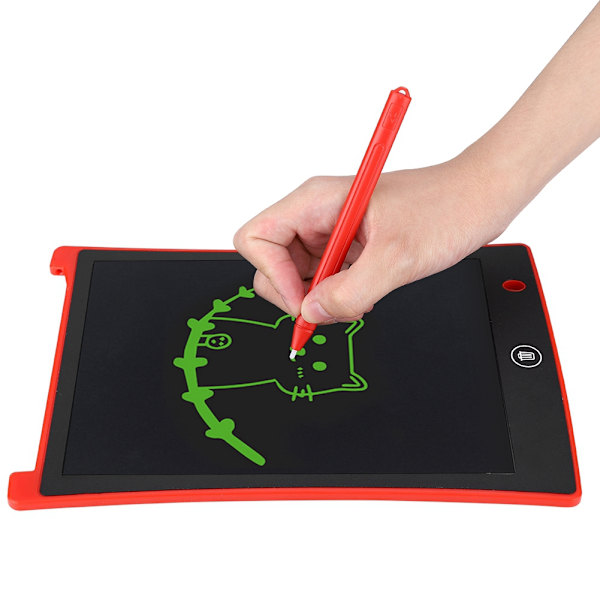 8,5-tums LCD-skärm Handskrift E-Writing Board Writing Business Drawing Tablet Memo Röd
