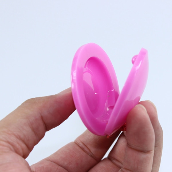 Barn Finger Castanet Plast Castanet Musikinstrument Rytm Pedagogisk Leksak för Barn Rosa