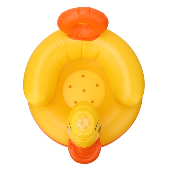 Ergonomiskt Designad Uppblåsbar Babygolvsits, Texturerad Bas Säkerställer Säkerhet Och Komfort För Din Aktiva Småbarn (Gul)
