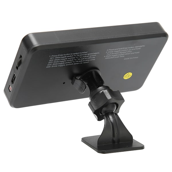 Universell svart bil HUD-display GPS-satellit hastighetsmätning trötthetskörningslarm USB-strömförsörjning för fordon