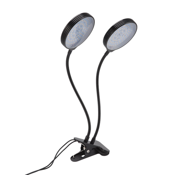 30W LED växtlampa dubbla huvuden USB strömförsörjning solliknande full spektrum