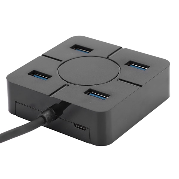 Hubb USB3.0 Splitter 4-i-1 Dockingstation 4-Port Flerfunktionell Laptop Tillbehör för Expansion