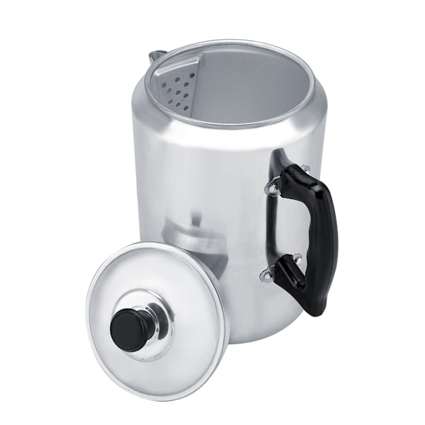 Kaffe Perkolator Kanna i Aluminiumlegering, Tekanna för Spis med Lock