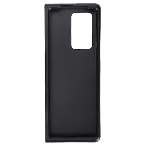 Mobilt telefonfodral i läder för Samsung Galaxy Z Fold 2 skyddande fodral AntiFall-fodral (svart)