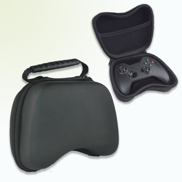 Gamepad bæretaske PU læder stødsikker ridsefast bærbar opbevaringspose til Switch Pro Gamepad