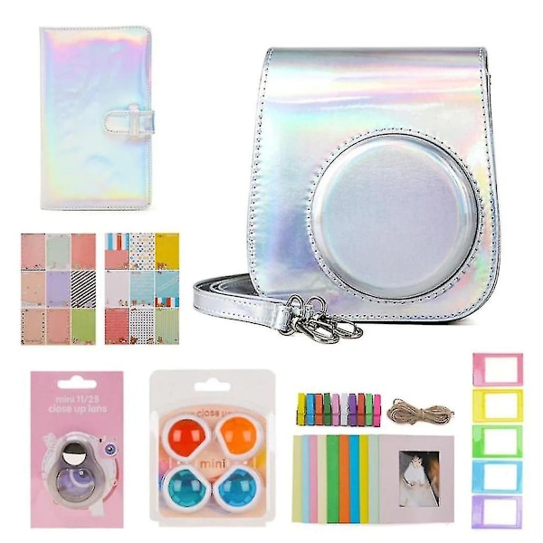 Instant Film Album för Instax Mini 11, Lättvikt & Lätt att Bära, Perfekt för Resor (64 Bilder)