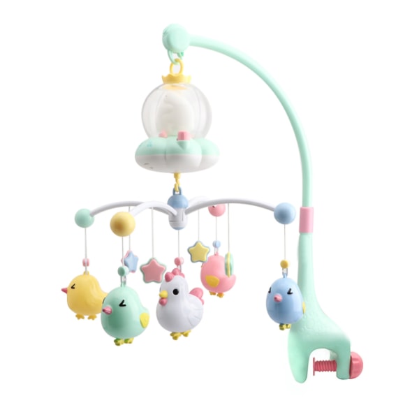 Baby Musical Crib Mobile med Night Light Multifunctional Rotati
