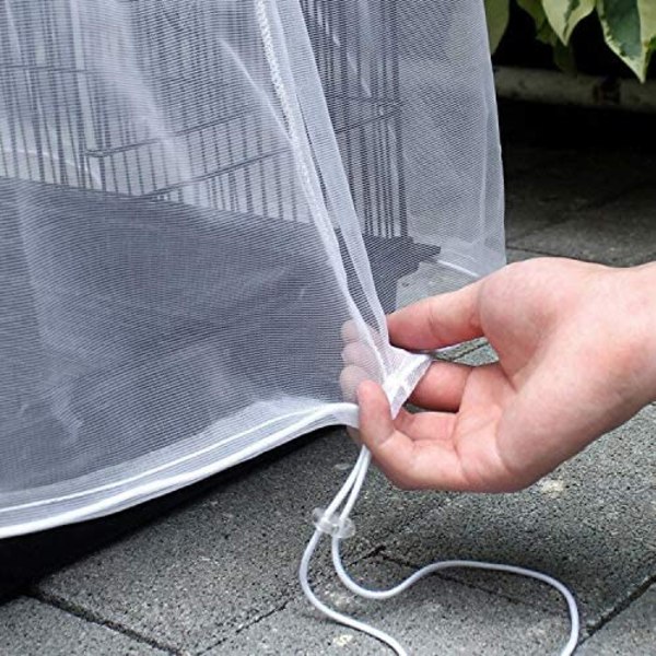 Universal Fuglebur Dækken Frøfanger Nylon Net Papegøje Bur S