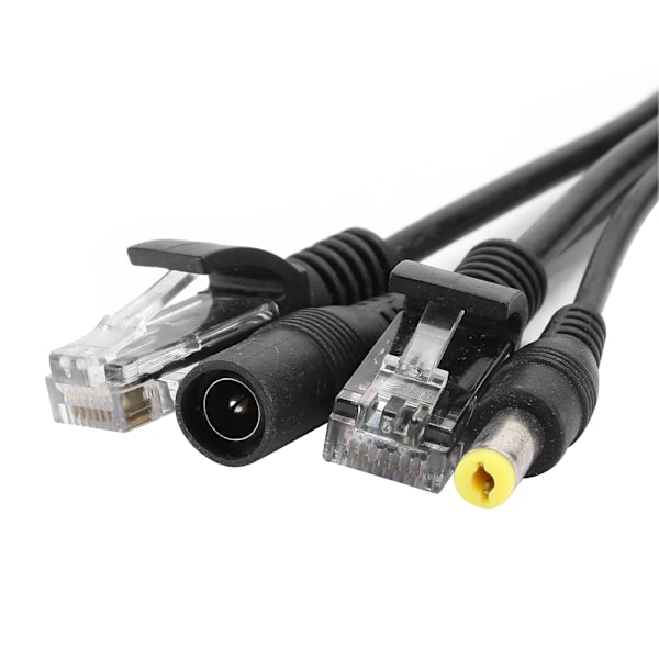 2 par POE-splitter nettverkskamera strømforsyningsmodul separator overvåkingsutstyr 12V