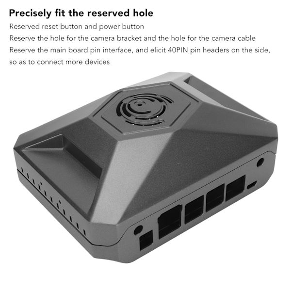 Udviklingskort Etui til Jetson Nano Professionel Aluminium Beskyttende Skal med GPIO Adapterkort Grå