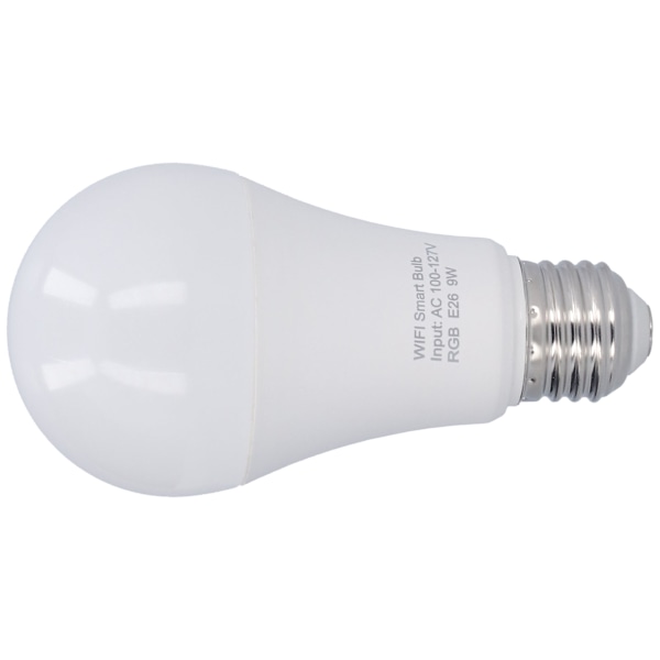 9W WIFI-älylamppu, äänikäyttöinen langaton kotitalous RGB
