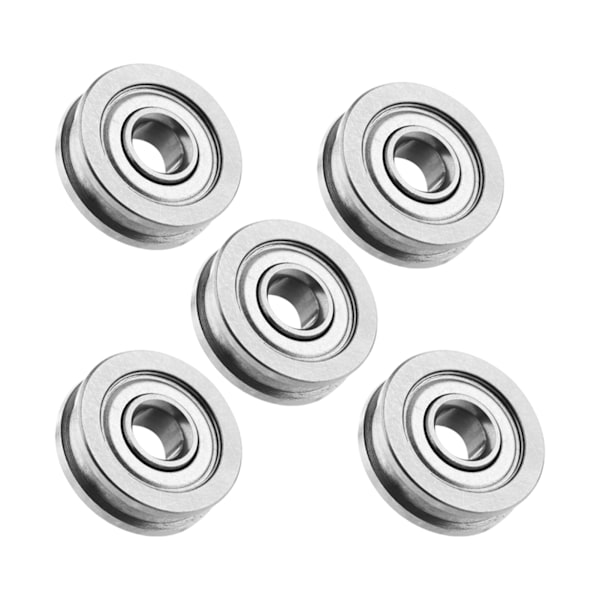 10 st metall U-spår förseglade styrrullar med kullager U604ZZ 4 * 13 * 4mm