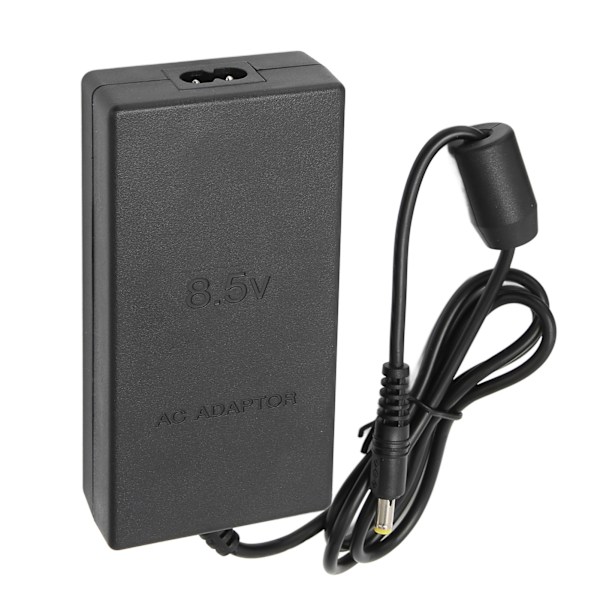Strømadapter for PS2, erstatningsplugg og spill AC-adapterladerkabel for PS2 Slim 70000 9000-konsoll 100‑240V EU-plugg