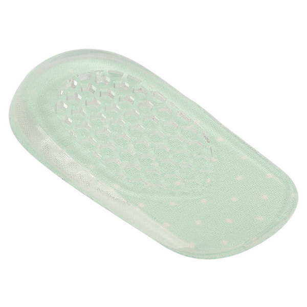 1,5 cm silikone gel indlægssåler højdeforøgelse fod orthotic bue støtte hæl puder grøn