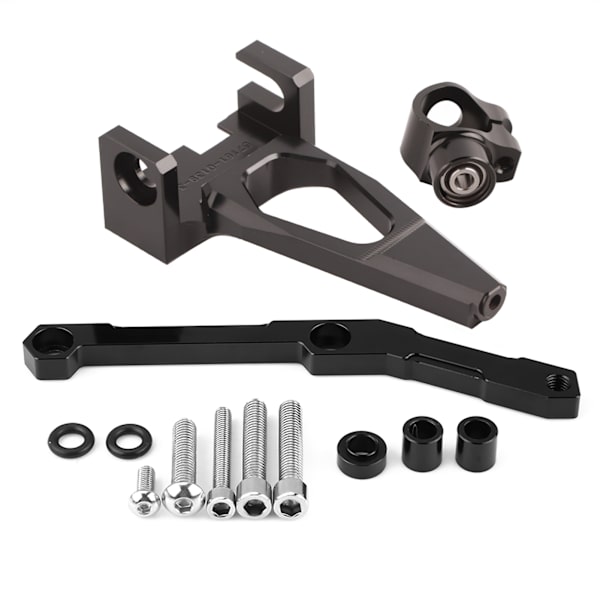 Motorcykel CNC Styrdämpare Fäste Stabilisator Kit för MT09 MT‑09 FZ‑09 2013‑2017