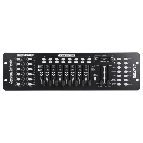 192 DMX-kanals scenelysstyring til skolekoncerter, fester, diskoteker, KTV-klubber, 220-240V EU-stik