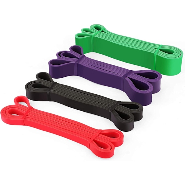 Miljövänligt Latex Resistance Band för Hemmagymutrustning, Draghjälpsband Slitstarkt Material för Brett Användningsområde inom Styrkelyft och Rörlighet