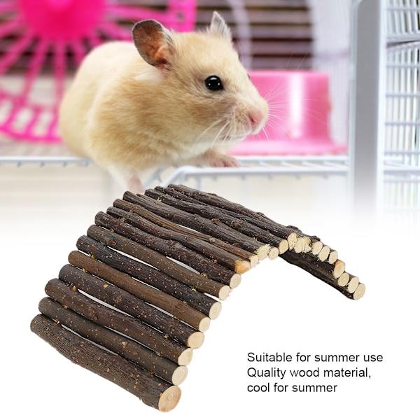 Puinen kaarisilta Hamsteri Tikapu Jänis Pienet Eläimet Lemmikkien Häkin TarvikkeetS