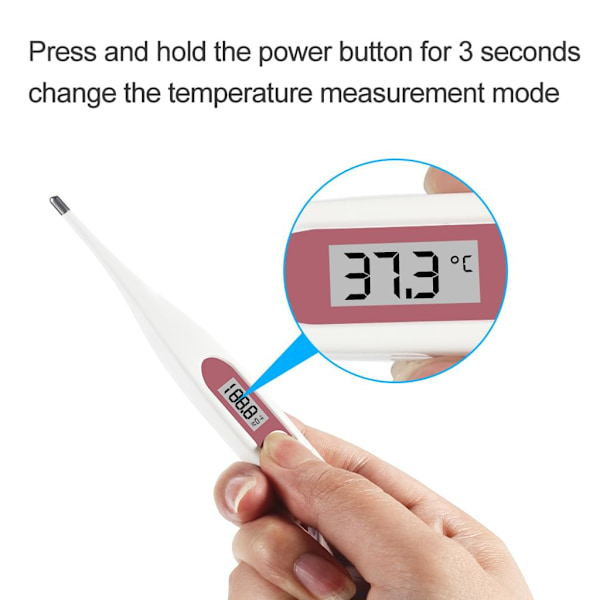 Digital febertermometer Basaltermometer Kroppstermometer Rektal Oral Axillär Termometer