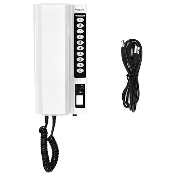 433Mhz trådlöst intercomsystem Säkra Walkie Talkie-handenheter Utbyggbar för lagerkontor