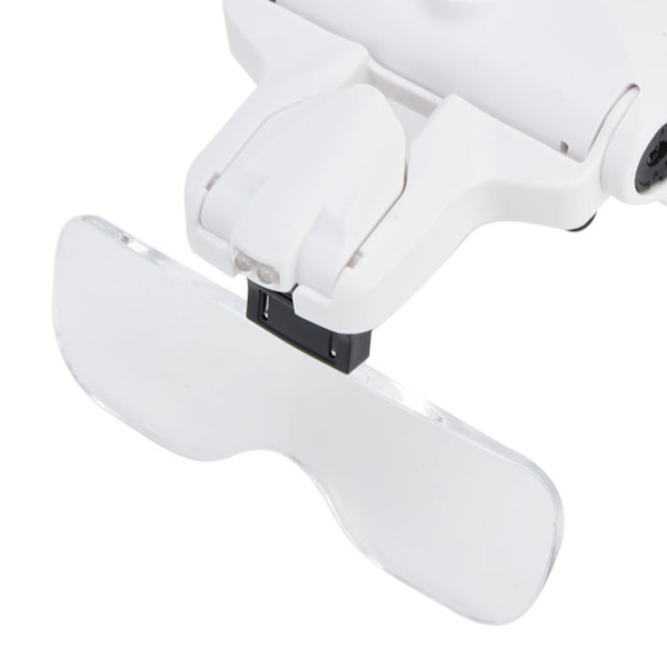 Hovedluppe LED USB-opladning Smykker Lup for Pai