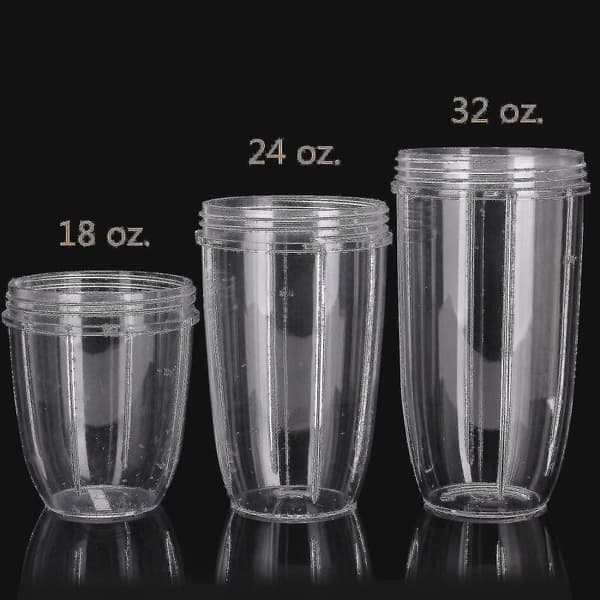 Pakke med 2 erstatningskopper kompatible med Nutribullet