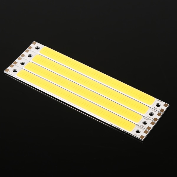 4 kpl 120*10MM suuritehoinen LED-valonauha 10W COB LED-valopäälamppu