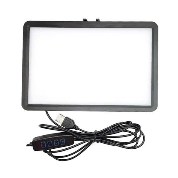 Dimbar LED-panellampa, 8 tum FX Specialeffektläge & Mjuk Diffuser, Idealisk för Spelströmmar, Videoinspelningar och Porträttfotografering