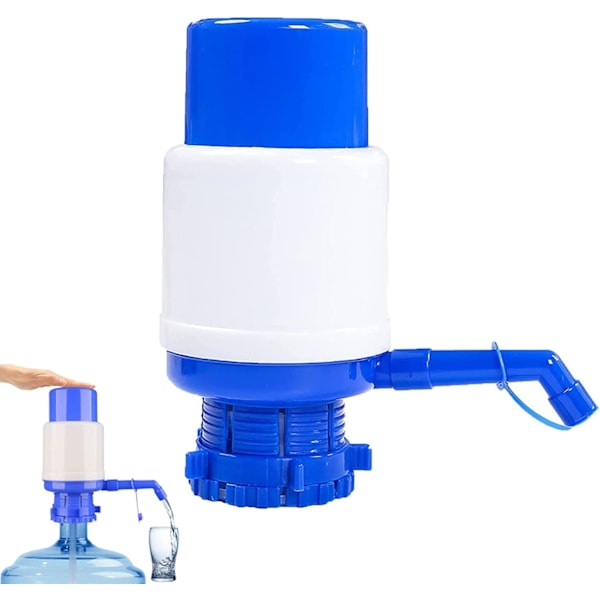 Manuell Handtryck Vattenflaskpump, Högkvalitativt Material Flexibel Installation för 2-5 Gallon Flaskor Hemma Kontor Camping, Enkel Installation