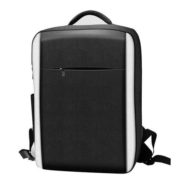 Carry Case Compatible for PS5 Game Console Portable Travel Backpack Compatible for PS5 Game Controller Accessory Storage Bag Shoulder Bag