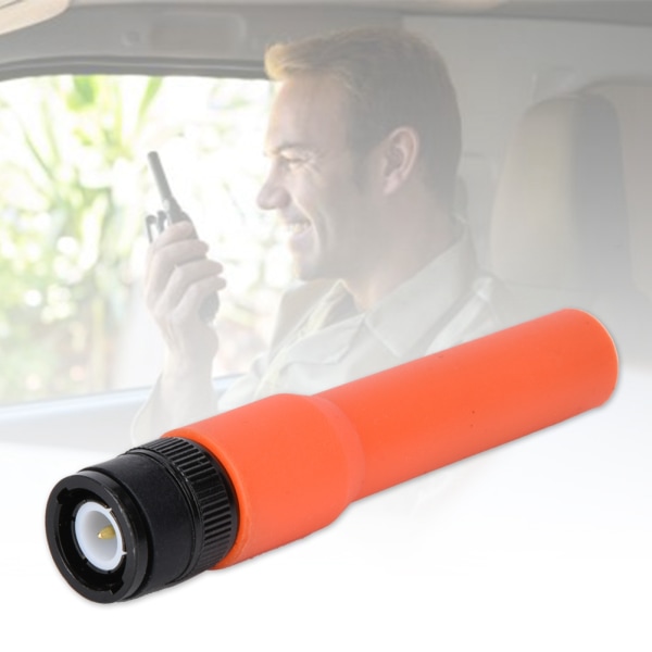 SF-20 BNC hann 144/430MHz silikon myk dobbelbånds mobil amatørradio kort antenne (oransje)