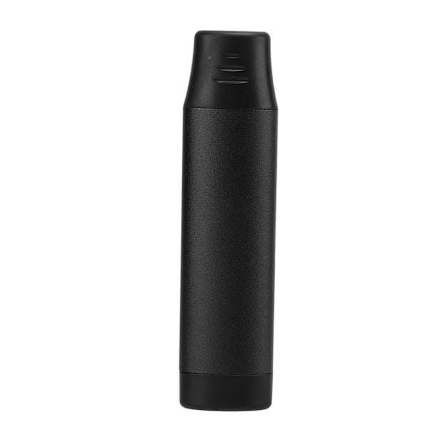 Metall Kazoo med munstycke i harts, justerbar täthet, blåsinstrument med flöjtdioder, svart