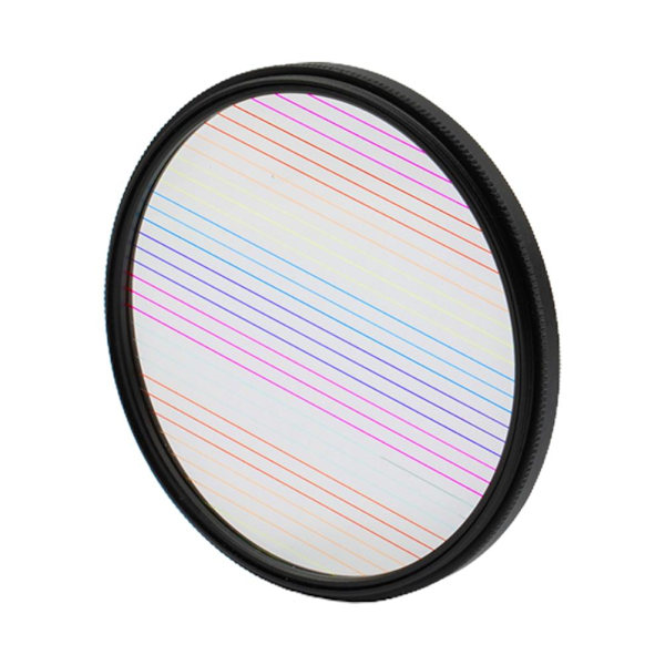 Regnbue Blå Stribe Filter Kalejdoskop Glas Prisme Fotografi Rekvisitter