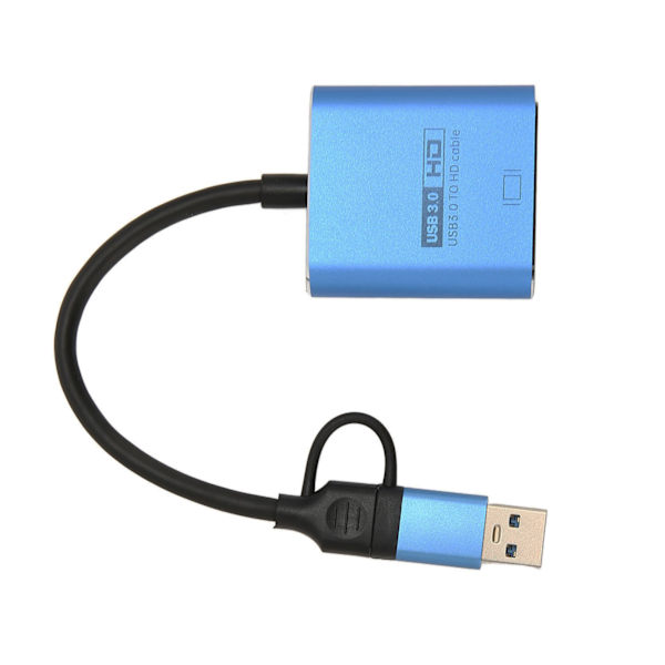 USB3.0 til HD Multimedia Interface Adapter 1080P Lyd Video Adapter Konverter Kabel til Windows til Android til OS X