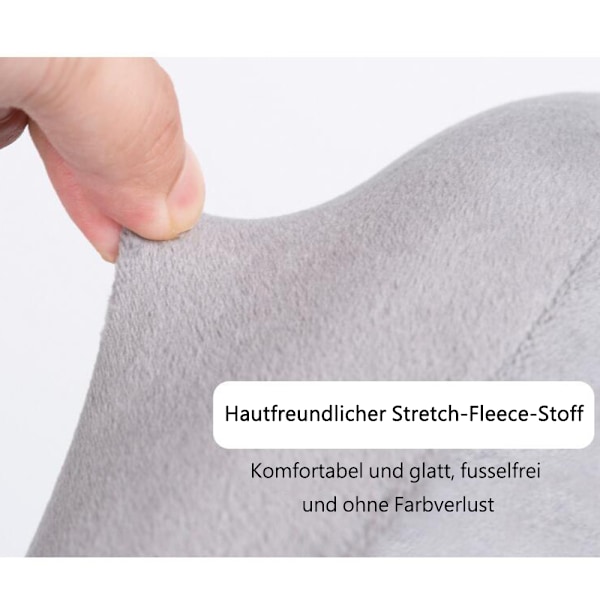 Nackstöd Resekudde, Mjukt Tyg Erbjuder Ergonomisk Design, Bärbar Snäpprem Säkerställer Din Bekväma Sömnresa, Tvättbart Överdrag Underhåller