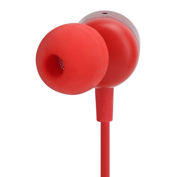 Sport Bluetooth-headset med nackmonterad brusreducering HIFI-hörlurar med magnetisk sugning (röd)
