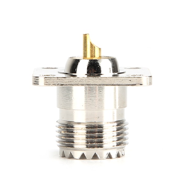 2 UHF Hon SO239 Mässing 4-håls 50ohm Adapterkontakt Adapteromvandlare
