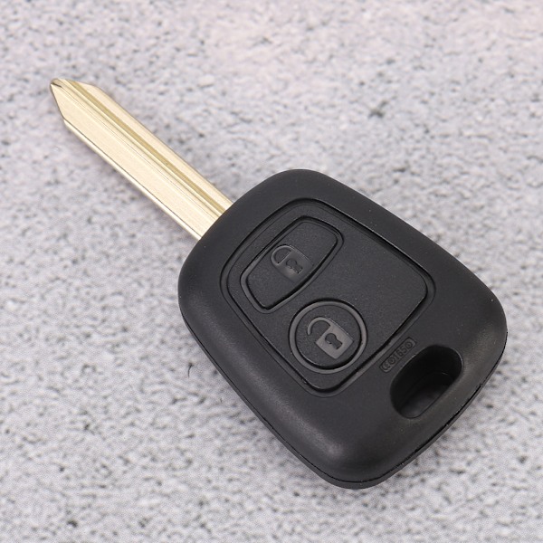 Nyckelringfodral för bil 2 knappar ABS-skydd Tillbehör Passar Citroen C1 C2 C3 C4 Xsara Picasso