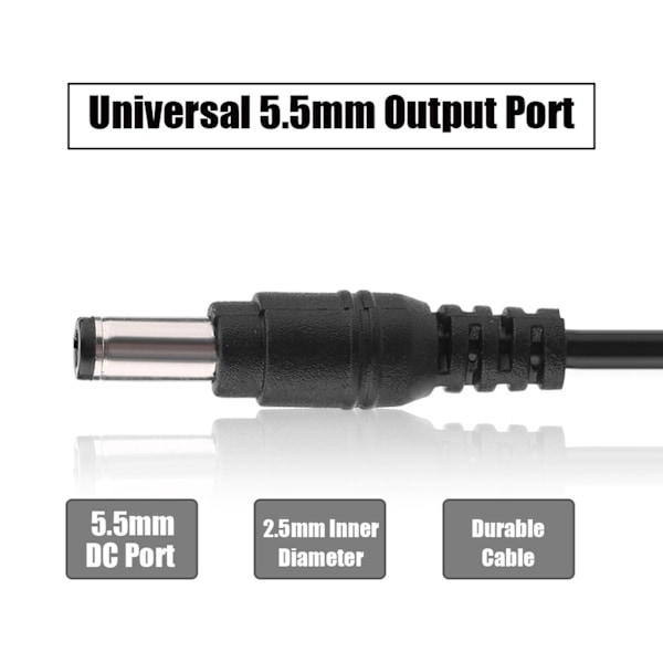 AC 100-240V DC 21V 2A Sikker lader strømforsyning adapter litium ion batterilader EU-plugg