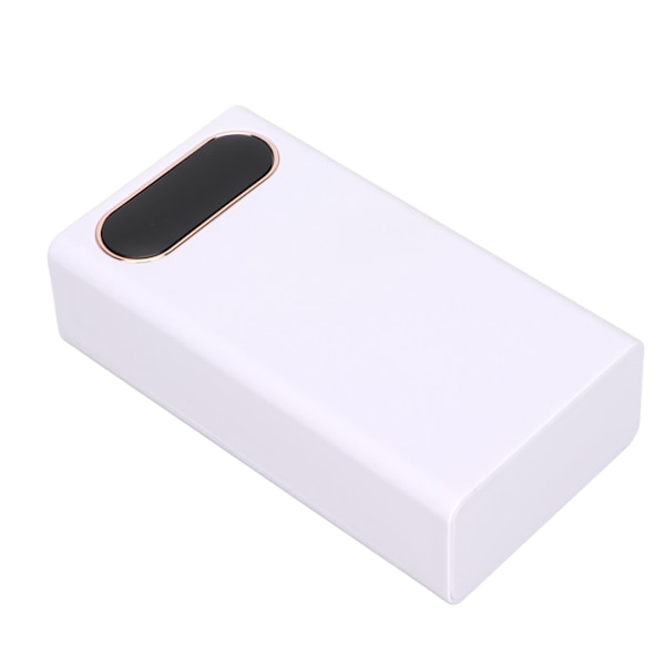 L12 18650 Batteriholder 22.5W Hurtiglading Mobil Powerbank Etui Bærbar Batterilader med LCD-skjerm