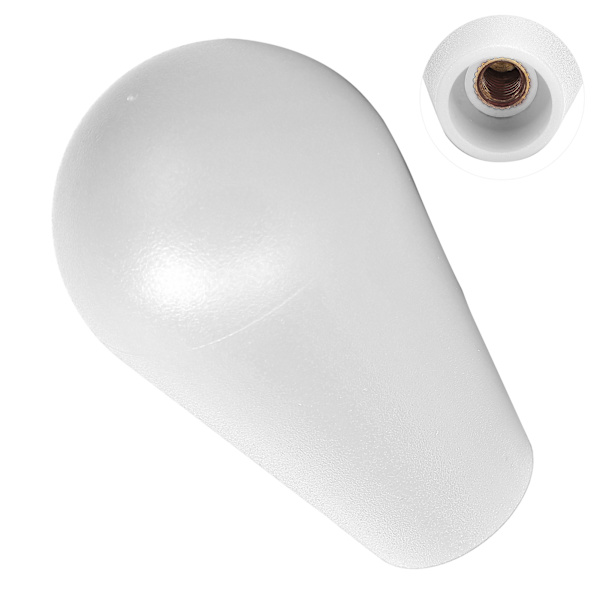 Joystick-pallopää M6 American Style Oval Game Rocker -kahva, valkoinen