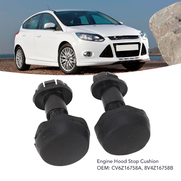 1 par motorhjelmsstop-pude CV6Z16758A erstatning til Ford C‑Max Edge Escape Focus