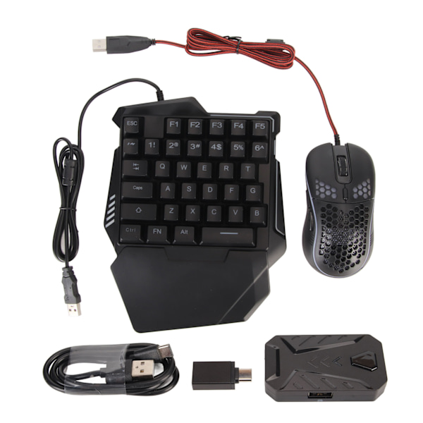 Tangentbordsomvandlare Set Tyst Design Plug and Play SpelTangentbord och Musomvandlare för PS4 för XboxONE för Switch