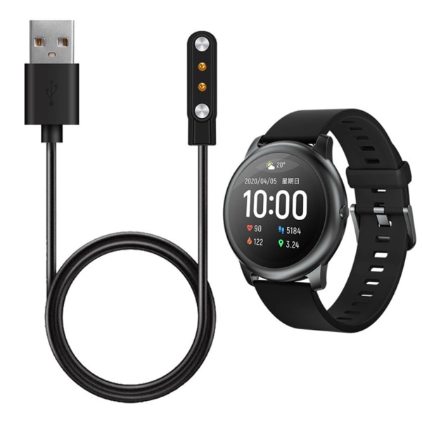 Ladekabel kompatibel med Xiaomi Solar LS05 Smartwatch erstatningsladekabel