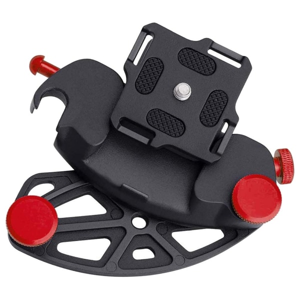 Belt Clip Camera Camera Belt Clip Aluminium Alloy Camera Mount Quick Release Clip with 1/4 inch and 3/8 inch Adaptor