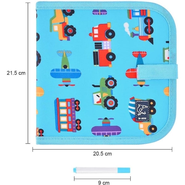 Konst &amp; Vätskebalans: Återanvändbar Magisk Ritbok, Miljövänlig Vattenflaska och Portabel Lunchväska, Tvättbart Material &amp; Säker Design (14