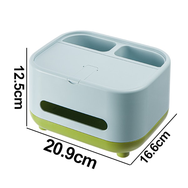 Radio Tissue boxs ,Art Tissue Box ,Multifunktionell ansiktsvävnadslåda Skrivbordsdekoration för badrum Toalettbord Sovrum Byråer Kök