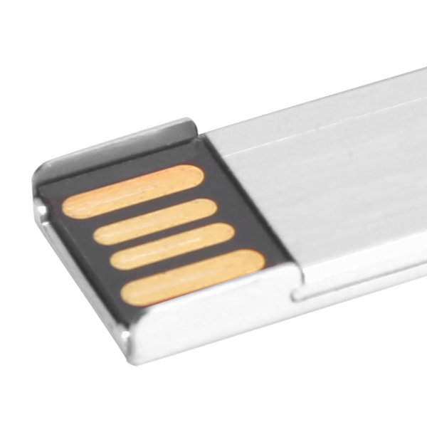 Nøgleformet USB-flashdrev USB-hukommelsesdisk USB-flashdrev til computerbrug Sølv