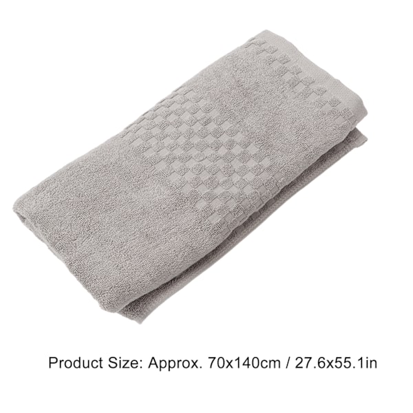 1 badehåndklæde 1 håndklæde rent hurtigtørrende absorberende bomuldsbadehåndklædesæt til voksne 70x140cm